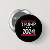 Trump verhaftet diese zwei Seiten Button (Vorne & Hinten)