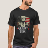 Trump verhaftet diesen lustigen Trump 2024 verurte T-Shirt (Vorderseite)