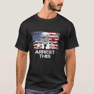 Trump verhaftet diesen lustigen Trump 2024 verurte T-Shirt