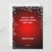 Trump verhaftete Träume kommen Weihnachten (Rückseite)