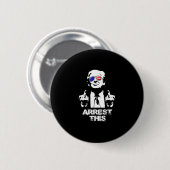 Trump-Verhaftung Dies Button (Vorne & Hinten)
