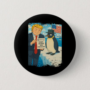 Trump verhängt Zoll Pinguin Anime Politik Meme D Button