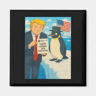 Trump verhängt Zölle auf Pinguine-Anime-Politik Magnet