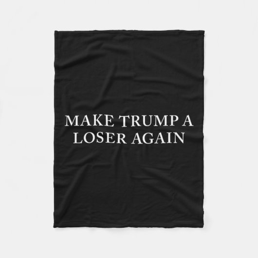 Trump verliert wieder fleecedecke (Vorderseite)