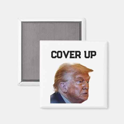 Trump-Verschleierungs-Magnet Magnet (Vorderseite/Rückseite)