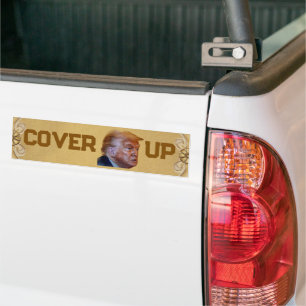 Trump-Vertuschung-Aufkleber Autoaufkleber