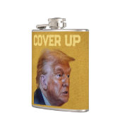 Trump-Vertuschung-Flasche Flachmann (Links)