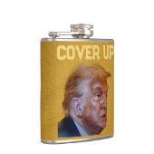 Trump-Vertuschung-Flasche Flachmann (Rechts)