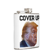 Trump Vertuschung Flasche Flachmann (Rechts)