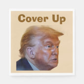 Trump/Vertuschung Papier Serviette (Vorderseite)