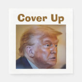 Trump/Vertuschung Papier Serviette (Vorderseite)