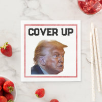 Trump-Vertuschung-Papier-Serviette