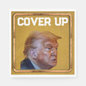 Trump-Vertuschung-Papier-Serviette Serviette (Vorderseite)
