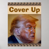 Trump/Vertuschung-Plakat Poster (Vorne)