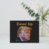 Trump/Vertuschung Postkarte (Stehend Vorderseite)