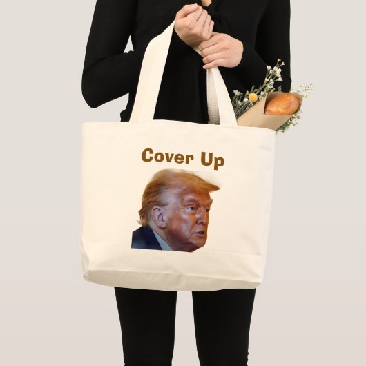 Trump/Vertuschung Tragetasche (Vorderseite (Produkt))