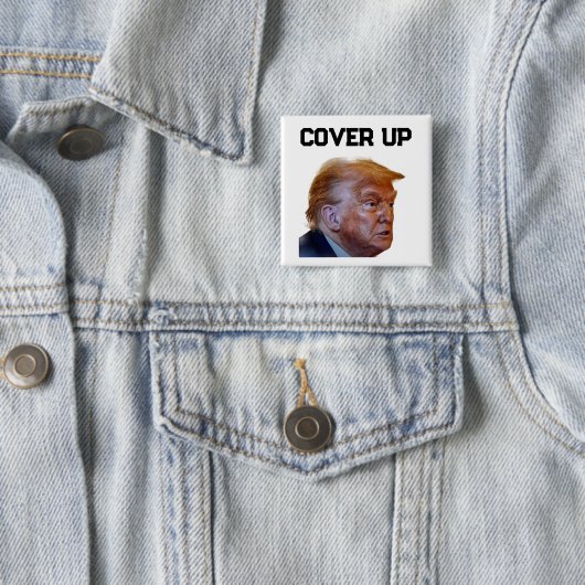 Trump Vertuschungsbutton Button (Beispiel)