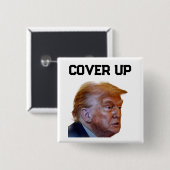 Trump Vertuschungsbutton Button (Vorne & Hinten)