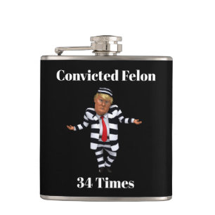 Trump verurteilte Felon Flask Flachmann
