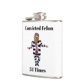 Trump verurteilte Felon Flask Flachmann (Links)