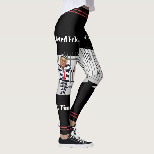 Trump verurteilte Felon Leggings (Rechts)