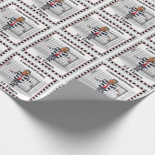 Trump verurteilte Felon Wrapping Paper Geschenkpapier (Ecke)