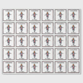 Trump verurteilte Felon Wrapping Paper Geschenkpapier (Flach)