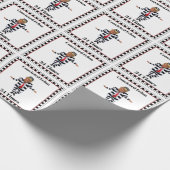 Trump verurteilte Felon Wrapping Paper Geschenkpapier (Ecke)