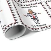Trump verurteilte Felon Wrapping Paper Geschenkpapier (Rolleneckpunkt)