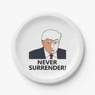 Trump verzichtet nie auf Tasse Pappteller