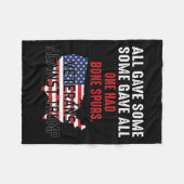 Trump Veteranen gegen Trump Fleecedecke (Vorderseite (Horizontal))