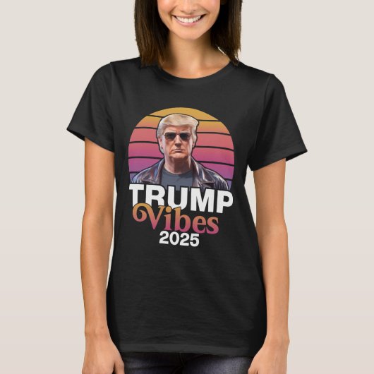 Trump Vibes 2025 Chiffon Top (Vorderseite)