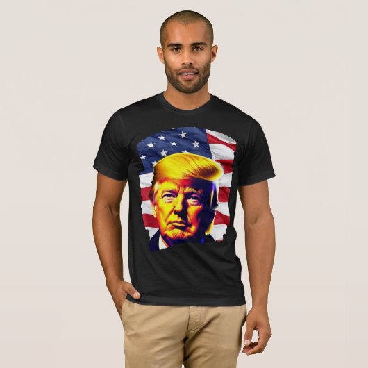 Trump Victory Tshirt - Bella Leinwand T (Vorne ganz)
