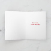 Trump Violin Birthday Spaß Card Karte (Innenseite)