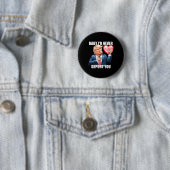 Trump Von Ich Würde Dich Niemals Abschieben Lustig Button (Beispiel)