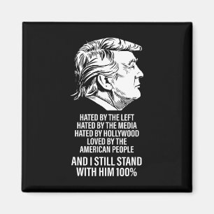 Trump von links gehasst, von den Medien gehasst Magnet