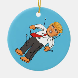 TRUMP VOODOO DOLL KERAMIK ORNAMENT