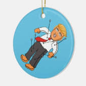 TRUMP VOODOO DOLL KERAMIK ORNAMENT (Links)