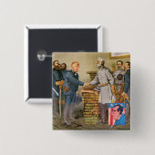 Trump vor dem Gericht Button (Vorne & Hinten)