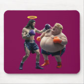 Trump vs. Jesus Mousepad (Vorne)