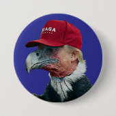 Trump Vulture Button (Vorderseite)