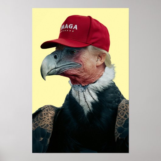 Trump Vulture Poster (Vorne)