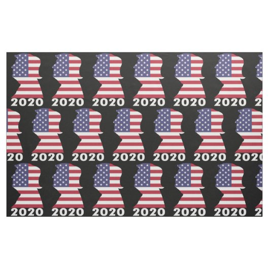 Trump-Wahl 2020-Muster Stoff (Fat Quarter (45,7 x 55,9 cm))