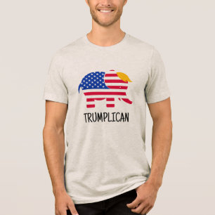 Trump Wahl 2024 Trumpsche Neuheit Tri-Blend Shirt