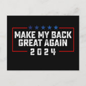 Trump-Wahl 2024 wieder großartig machen Postkarte (Vorderseite)