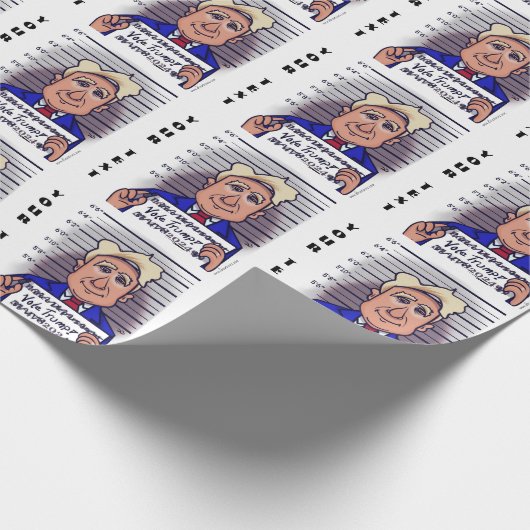 Trump wählen geschenkpapier (Ecke)