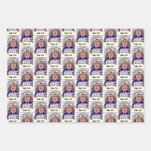 Trump wählen geschenkpapier set (Vorderseite 3)