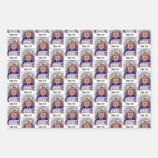 Trump wählen geschenkpapier set (Vorderseite)