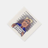 Trump wählen serviette (Ecke)