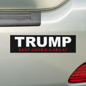 Trump-Wahlkampfspanner Autoaufkleber (Auf Auto)